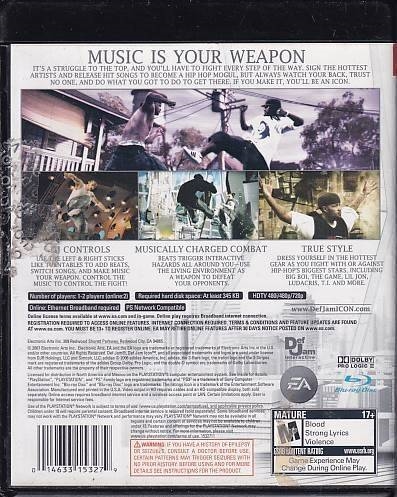 Def Jam Icon -  PS3 (B Grade) (Genbrug)